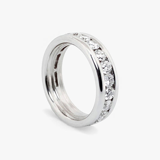 Alianza completa brillantes oro blanco 18kt - 28883C