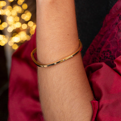 Pulsera esclava rectangular  oro amarillo 18kt - 29730C