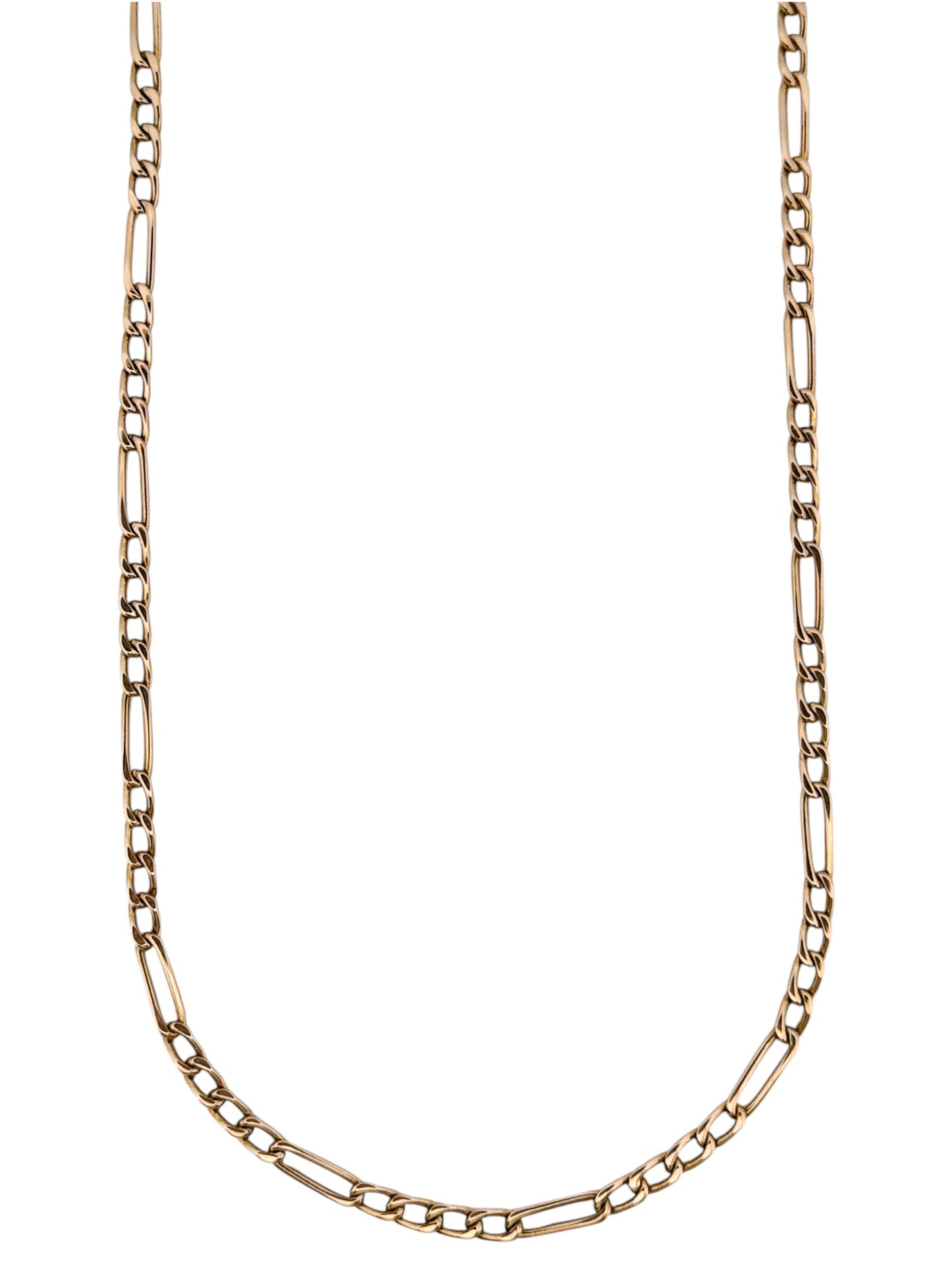 Comprar collar con cadena alterna barbada en oro amarillo de 18kt y cierre de cajón con un brazo de seguridad. Joya unisex. Envío GRATIS. Joyería Ian'Or.