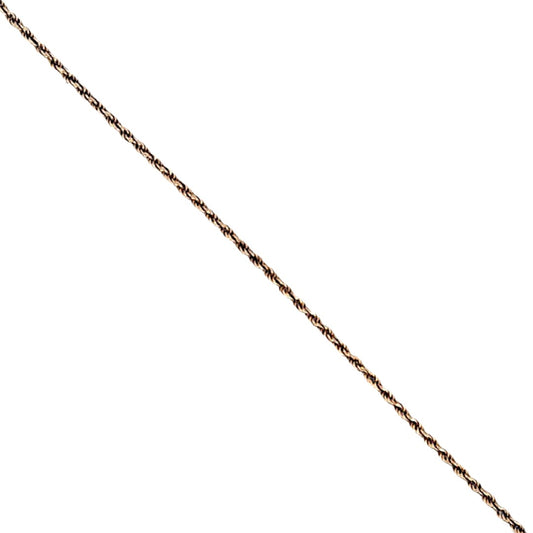 Comprar collar de oro amarillo de 18kt con cadena de cordón salomónico. La cadena mide 50cm de largo y dispone de un cierre tipo cajón con cierre de seguridad. Cordón salomónico Ian'Or.