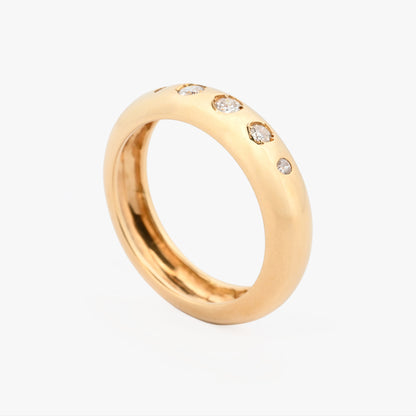 Anillo oro amarillo 18kt y diamantes - 30542C