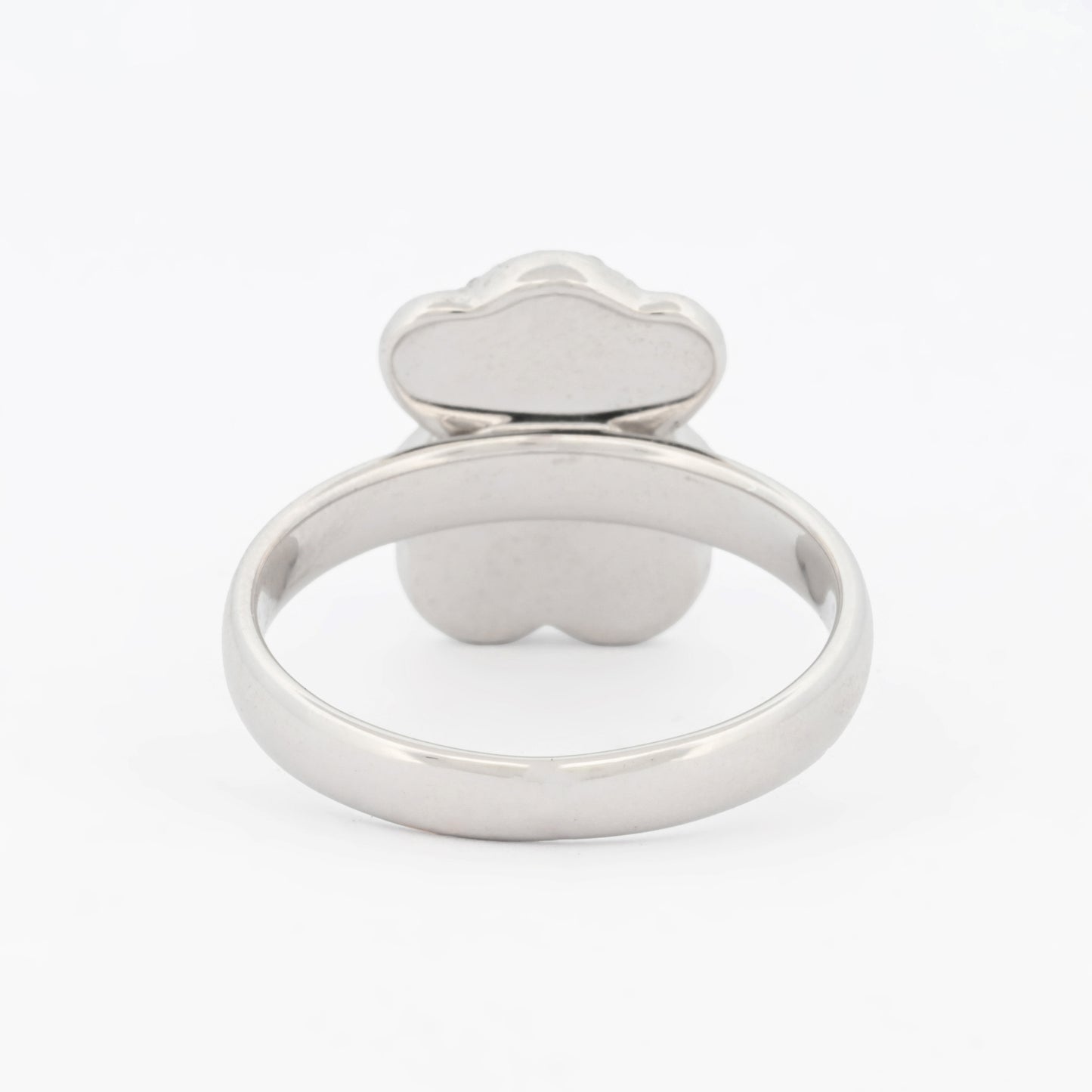 15835GM - Anillo TOUS oro blanco con osito de onix y diamantes
