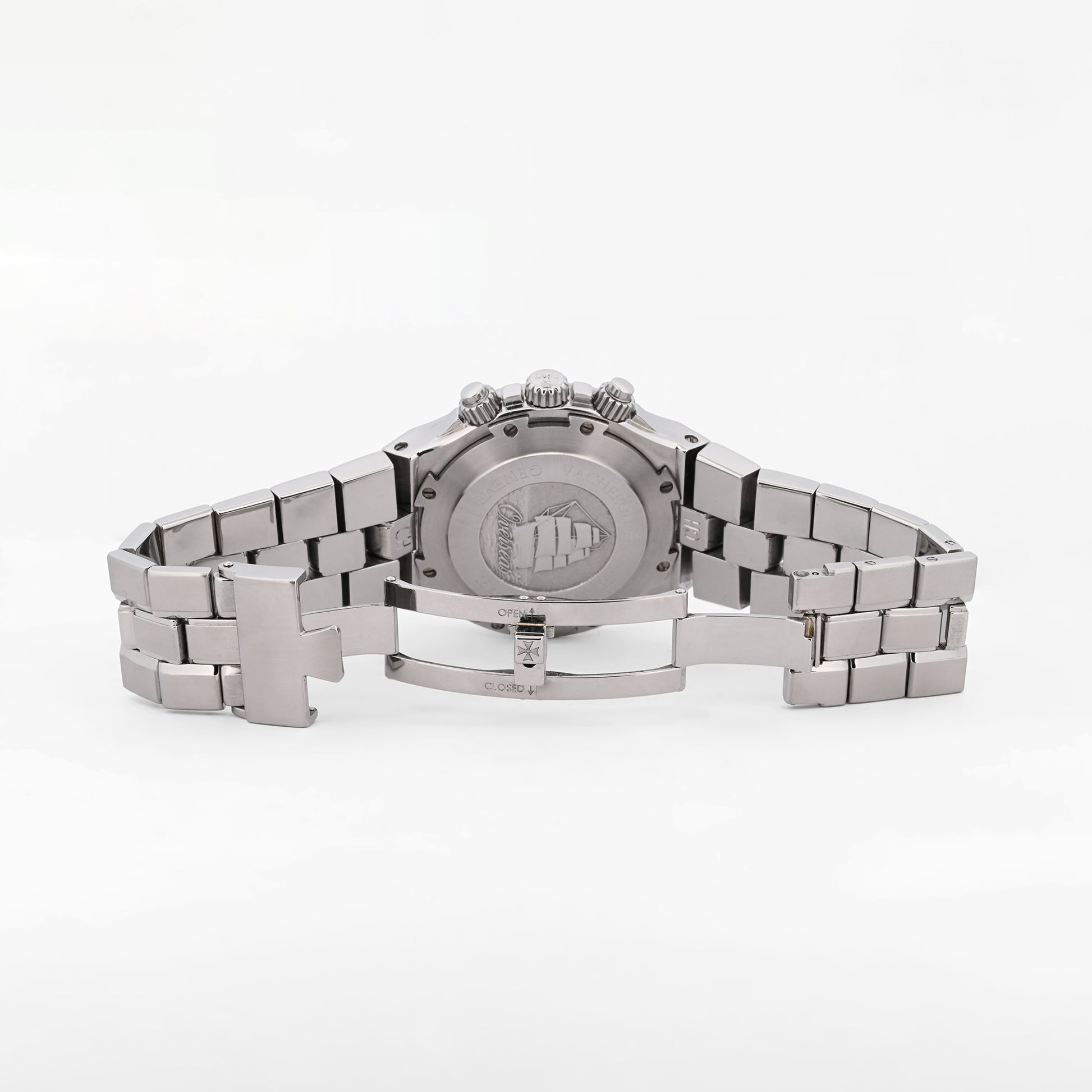 Comprar reloj original Vacheron Constantin modelo Overseas Chronograph realizado en acero. Relojes Vacheron Constantin de segunda mano baratos en Barcelona. 