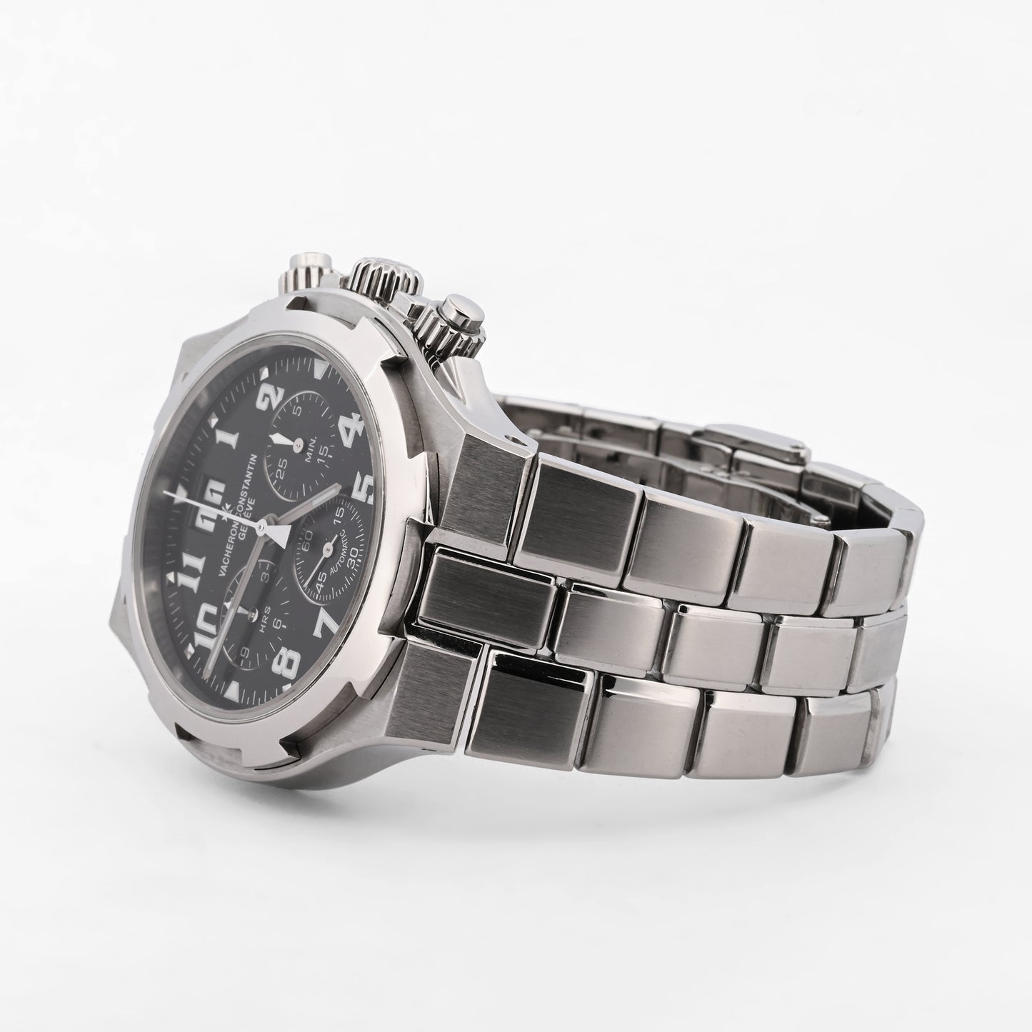 Comprar reloj original Vacheron Constantin modelo Overseas Chronograph realizado en acero. Relojes Vacheron Constantin de segunda mano baratos en Barcelona. 