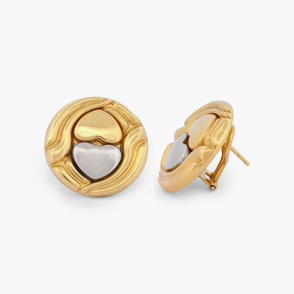 Comprar Pendientes de Chimento de oro amarillo y blanco de 18kt. Ian'Or Barcelona. Compra Venta de Oro. Envío gratuito.
