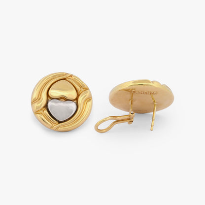 Comprar Pendientes de Chimento de oro amarillo y blanco de 18kt. Ian'Or Barcelona. Compra Venta de Oro. Envío gratuito.
