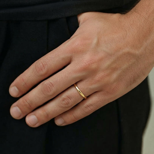 Comprar alianza clásica fina en oro amarillo de 18kt. Joyería Ian'Or. Envío GRATIS y pieza certificada.