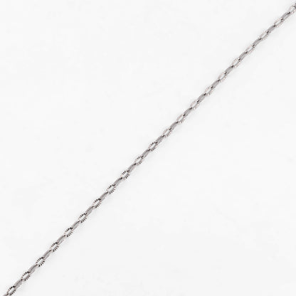 Comprar cadena de eslabones en oro blanco de 18kt. Cadenas con envio gratis y pieza certificada. Joyería Ian'Or.