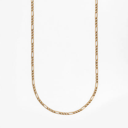 Comprar cadena de eslabones 3x1 (Figaro) en oro amarillo de 18kt. Envío GRATIS. Joyería Ian'Or.