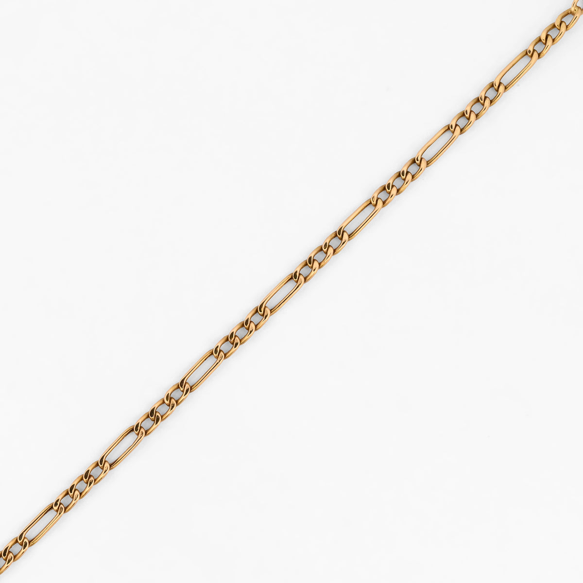Comprar cadena de eslabones 3x1 (Figaro) en oro amarillo de 18kt. Envío GRATIS. Joyería Ian'Or.