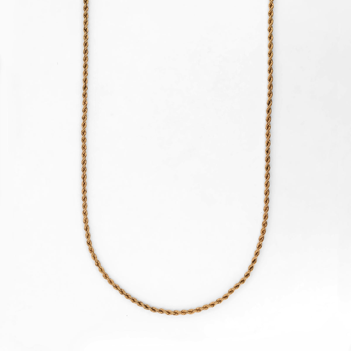 Comprar collar de oro amarillo de 18kt con cadena tipo cordón salomónico. Joyería Ian'Or. Envio GRATIS. Pieza certificada.