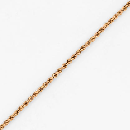 Comprar collar de oro amarillo de 18kt con cadena tipo cordón salomónico. Joyería Ian'Or. Envio GRATIS. Pieza certificada.