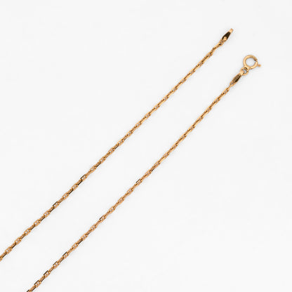 Comprar collar con colgante solitario de circonita en oro amarillo de 18kt. Joyería Ian'Or. Envio GRATIS. Pieza certificada.