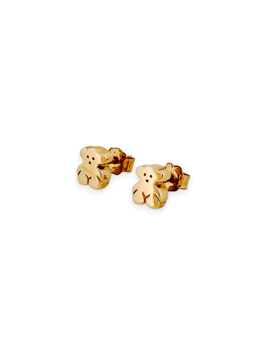 13539GM Pendientes TOUS con osito Sweet Dolls oro 18kt