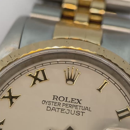 Comprar reloj Rolex modelo Datejust Ivory Pyramide Roman de acero y oro 36mm
Relojes Rolex y de lujo nde segunda mano baratos en Barcelona. 