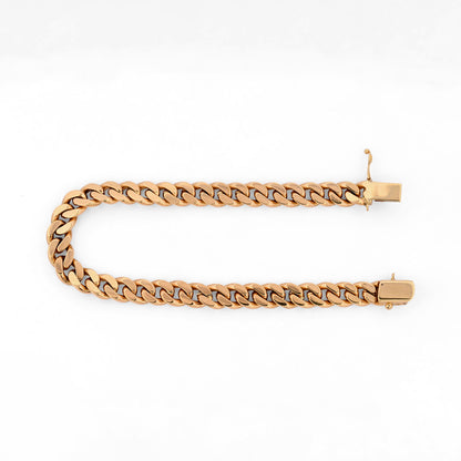 Comprar pulsera de eslabones barbados en oro amarillo de 18k. Joyería Ian'Or. Envío gratuito.