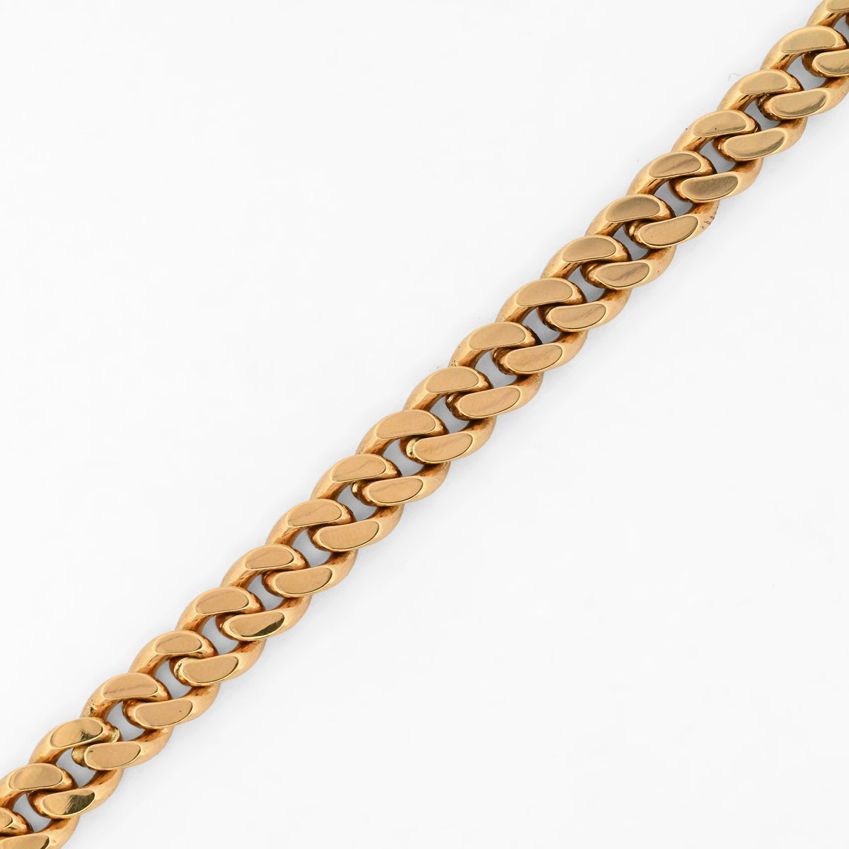 Comprar pulsera de eslabones barbados en oro amarillo de 18k. Joyería Ian'Or. Envío gratuito.