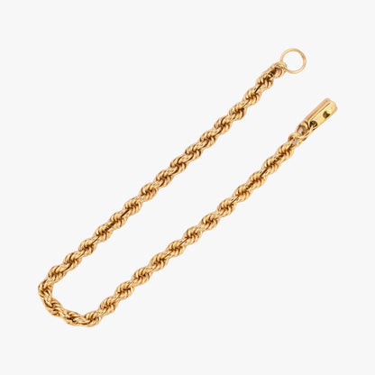 Pulsera de cadena de cordón Salomónico de oro amarillo 18kt  - 31538C