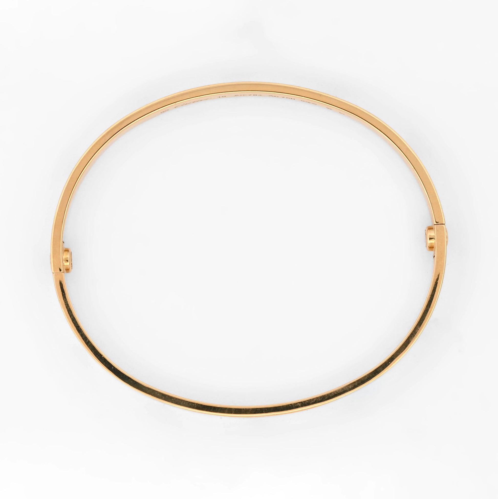 Comprar pulsera esclava de la prestigiosa firma Cartier realizada en oro rosa de 18kt. Joyas Cartier baratas. Joyería Ian'Or. Envío GRATIS y pieza certificada