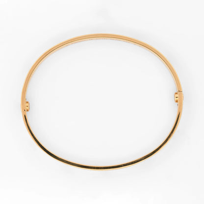 Comprar pulsera esclava de la prestigiosa firma Cartier realizada en oro rosa de 18kt. Joyas Cartier baratas. Joyería Ian'Or. Envío GRATIS y pieza certificada